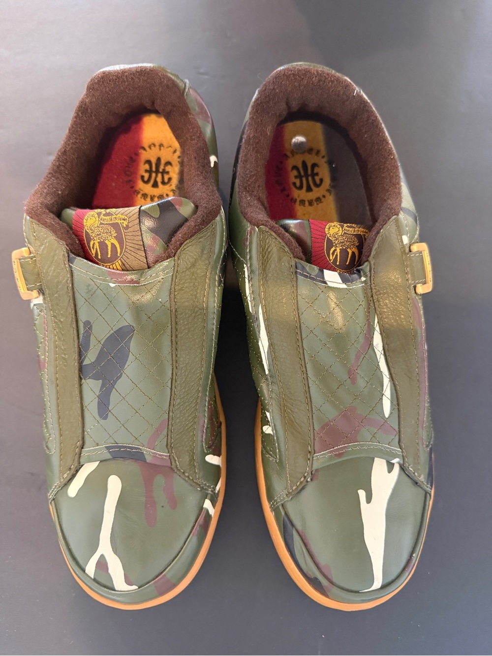 L.A.M.B. Gwen Stefani Royal Elastics Camo Sneakers Women’s 11 / Approx Men’s 9.5 - Picture 7 of 10